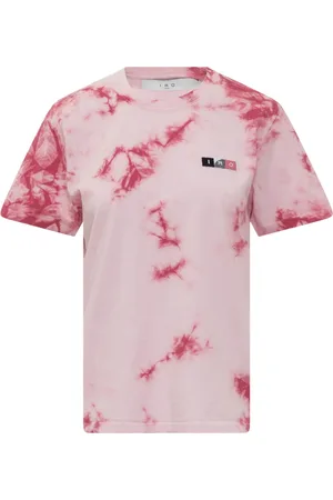 IRO Femme, Tops, Rose, Taille: 38 FR Logo Brodé Crewneck T-shirt