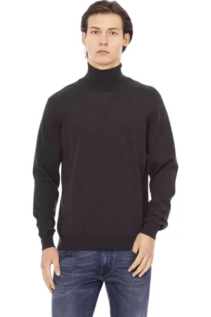 BALDININI Homme, Pulls, Brun, Taille: L Pull à Col Roulé