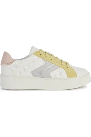 Geox Femme, Chaussures, Blanc, Taille: 39 EU Skyely Baskets