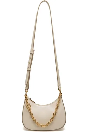 Bally Femme, Sacs, , Taille: ONE Size Sac bandoulière en cuir de veau blanc ivoire