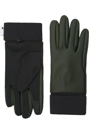 Rains Unisex, Accessoires, Vert, Taille: S Gants Verts pour Temps Pluvieux