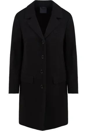 Aspesi Femme, Manteaux, Noir, Taille: 36 FR Manteau croisé