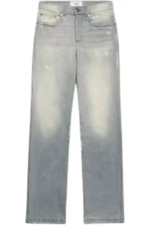 Ami Femme, Jeans, Gris, Taille: W28 Jean Droit