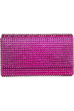 Amina Muaddi Femme, Sacs, Rose, Taille: ONE Size Sac Bandoulière Rabat