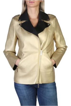 Armani Exchange Femme, Vestes, Jaune, Taille: 36 FR Blazer élégant