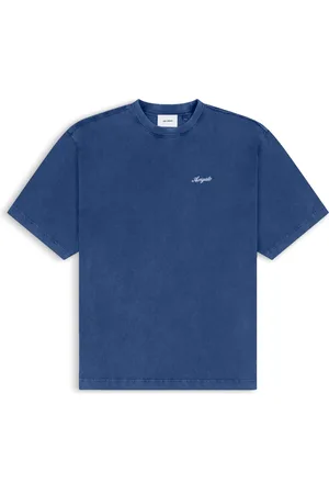Axel Arigato Homme, Tops, Bleu, Taille: L Honor T-Shirt Délavé