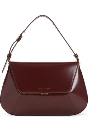 Amina Muaddi Femme, Sacs, Brun, Taille: ONE Size Sac à bandoulière rouge