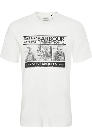 Barbour Homme, Tops, Blanc, Taille: S Charge T-Shirt