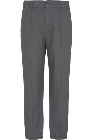 Armani Exchange Homme, Pantalons, Gris, Taille: W28 Pantalon gris avec surpiqûres ton sur ton