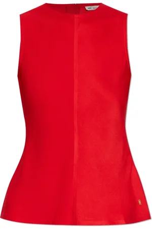 Ami Femme, Tops, Rouge, Taille: 32 FR Haut sans manches
