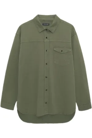 ANINE BING Femme, Blouses et Chemises, Vert, Taille: 36 FR Chemise Sloan