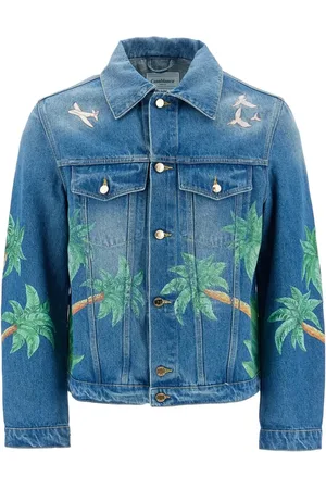 Casablanca Homme, Vestes, Bleu, Taille: M Veste Denim Tennis Club
