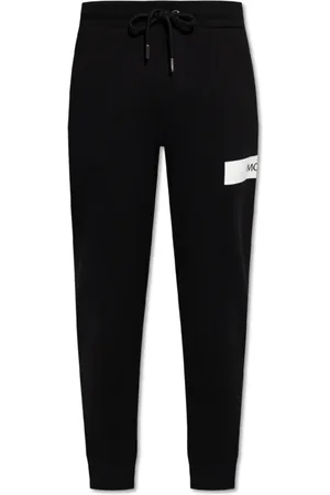 Moncler Homme, Pantalons, Noir, Taille: S Pantalon de survêtement avec écusson logo