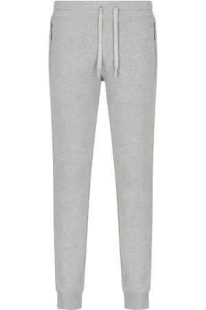 Armani Exchange Homme, Pantalons, Gris, Taille: L Pantalon Jogging en Fil Doux