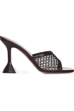 Amina Muaddi Femme, Chaussures, Brun, Taille: 36 1/2 EU Mules Lupita NET