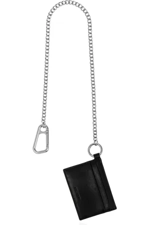 AllSaints Homme, Accessoires, Noir, Taille: ONE Size Porte-cartes avec chaîne