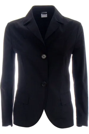 Aspesi Femme, Vestes, Noir, Taille: 36 FR Blazer Croisé