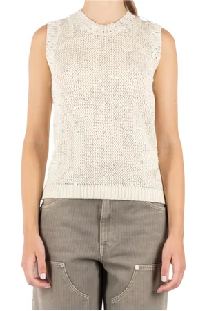 Golden Goose Femme, Pulls, , Taille: 38 FR Pull Ras du Cou Collection Update