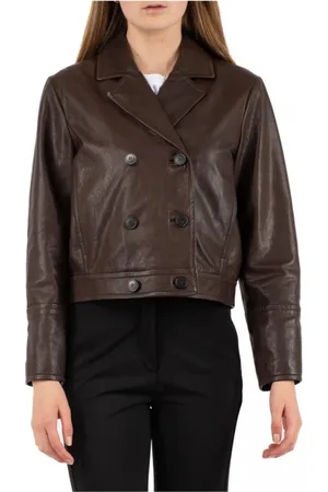 Max Mara Femme, Vestes, Brun, Taille: 42 FR Veste
