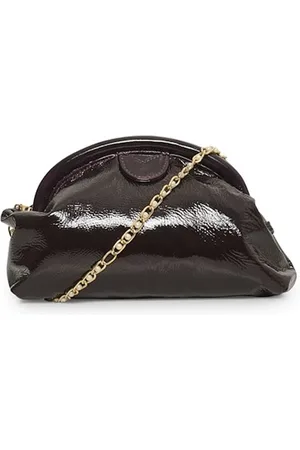 Gestuz Femme, Sacs, Noir, Taille: ONE Size Chaigz Patent Clutch Accessory