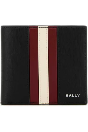 Bally Homme, Accessoires, Noir, Taille: ONE Size Portefeuille en Cuir Noir