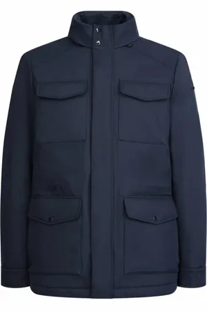 Geox Homme, Vestes, Bleu, Taille: 2XL Veste Légère Élégante
