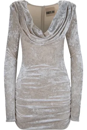 ANIYE BY Femme, Robes, Gris, Taille: 34 FR Petite Robe avec Fermeture Éclair et Crochet