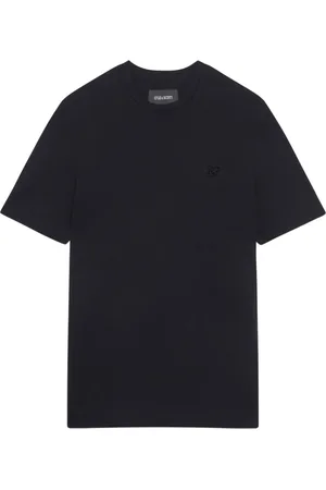 Lyle & Scott Homme, Tops, Noir, Taille: M T-Shirt Aigle Tonal