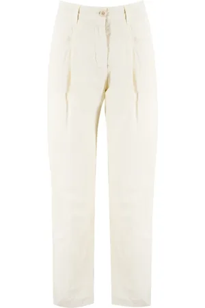Aspesi Femme, Pantalons, Blanc, Taille: 38 FR Pantalon Chino Large