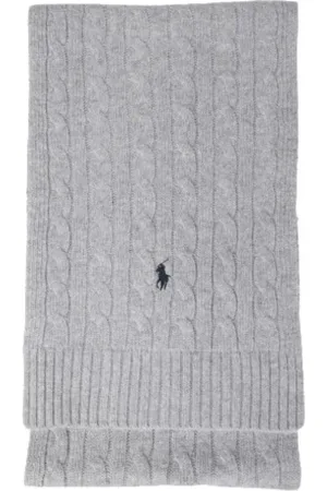 Ralph Lauren Homme, Accessoires, Gris, Taille: ONE Size Écharpe Tendance