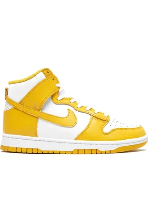 Nike Homme, Chaussures, Jaune, Taille: 40 EU Dunk High Dark Sulfur Baskets