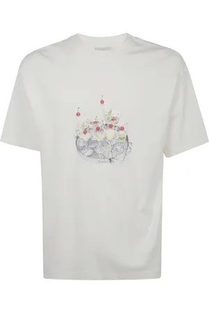 Drôle de Monsieur Homme, Tops, Blanc, Taille: S T-shirt Cocktail pour un look élégant