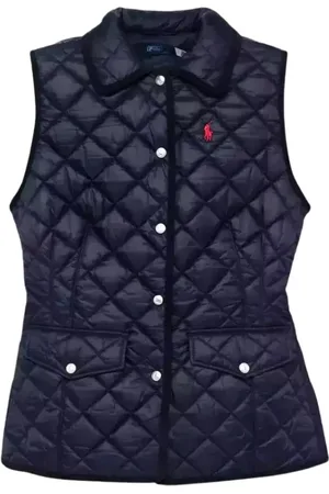 Ralph Lauren Femme, Vestes, Bleu, Taille: 40 FR Veste matelassée