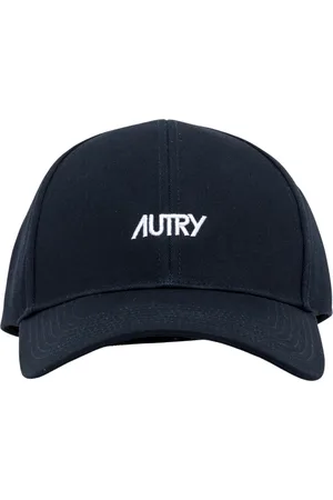 Autry Homme, Accessoires, Bleu, Taille: ONE Size Casquette Élégante en Coton avec Visière