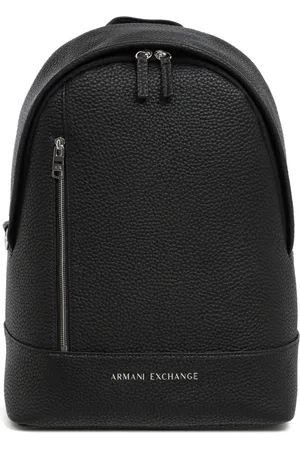 Armani Exchange Homme, Sacs, Noir, Taille: ONE Size Sac à dos multipoches avec fermeture éclair stylé