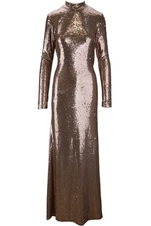 ANIYE BY Femme, Robes, Jaune, Taille: 40 FR Robe zippée à paillettes