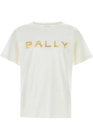 Bally Homme, Tops, Blanc, Taille: M T-shirt blanc en coton