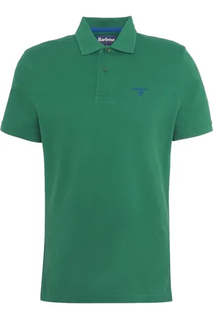 Barbour Homme, Tops, Vert, Taille: M Polo de sport léger