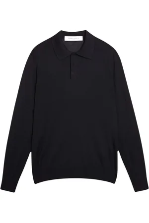 Golden Goose Homme, Pulls, Noir, Taille: XL Polo en maille