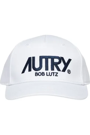 Autry Unisex, Accessoires, Blanc, Taille: ONE Size Casquette de baseball unie avec logo brodé