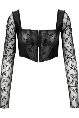 ANIYE BY Femme, Blouses et Chemises, Noir, Taille: 40 FR Bustier Line Top