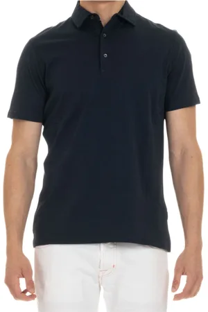 Aspesi Homme, Tops, Bleu, Taille: L Polo en jersey de coton