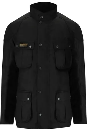 Barbour Homme, Vestes, Noir, Taille: 2XL Veste d`hiver Lockseam en coton huilé