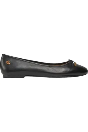 Ralph Lauren Femme, Chaussures, Noir, Taille: 41 EU Ballerines plates noires