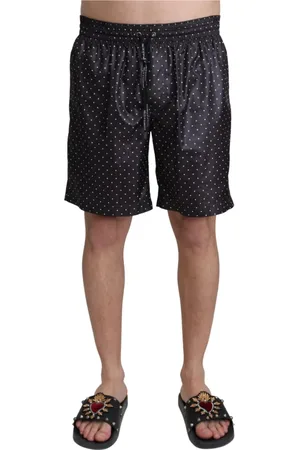 Dolce & Gabbana Homme, Maillots de bain, Noir, Taille: M Maillot de Bain à Pois Noirs