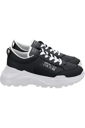 VERSACE Homme, Chaussures, Noir, Taille: 40 EU Baskets