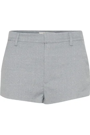 Gestuz Femme, Shorts, Gris, Taille: 40 FR Shorts Taille Haute Gris Bleu Melange
