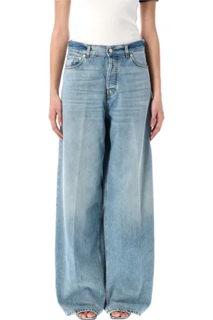 haikure Femme, Jeans, Bleu, Taille: W26 Bethany Acqua Wide Jeans