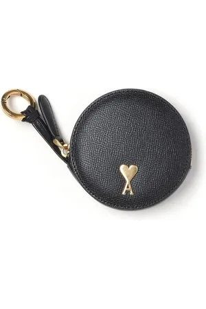 Ami Femme, Accessoires, Noir, Taille: ONE Size Portefeuille Casual en Cuir