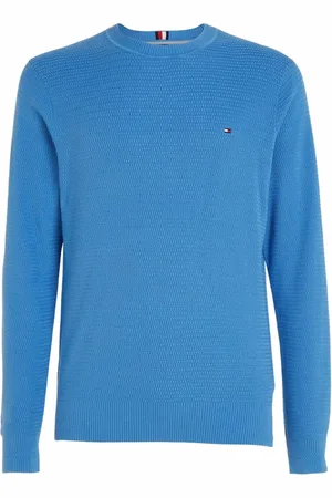 Tommy Hilfiger Homme, Pulls, Bleu, Taille: S Pull Bleu Clair Mw0Mw31576 C4G